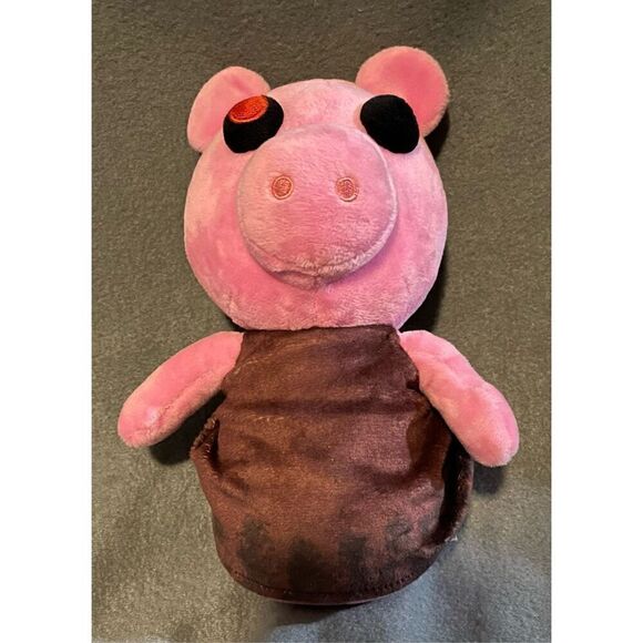 Roblox Piggy Stuffed Plush Animal Toy Collectible 8” Pink Pig in dress - Picture 6 of 8